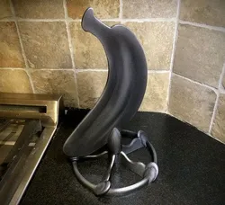 swiveling banana holder stand
