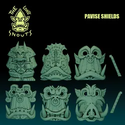 The Longsnouts - Pavise shields
