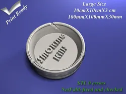 3D Ceramic Ashtray large size
