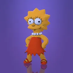 3D printer bestanden | 3MF | LISA SIMPSON