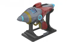 Alien Blaster - Fallout - Printable - STL files - Personal Use 3D Print Model in Toys 494445