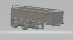 ALUMINUM DUMPER TRAILER 2AXLES 3D Print Model in Vehicle 470387