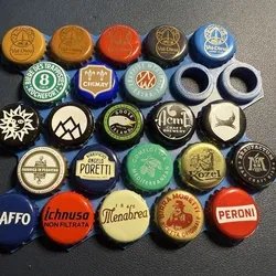 Beer Cap Hex Wall