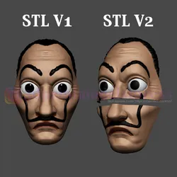 Dali Mask Salvador Lacasa de papel Face Mask - Money Heist Mask