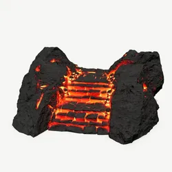 Lava stairs