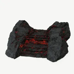 Lava stairs