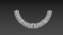 Leaf Wreath Relief