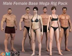 Male Female Base Mega Pack