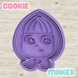 Masha and the Bear cookie and dough cutter - Cookie cutter