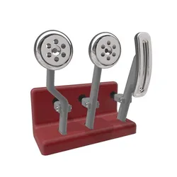 Vintage Scale Auto Pedal Set for Manual Autos