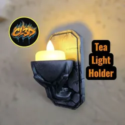 Wall Mounted Claw LED Tea Light Holder