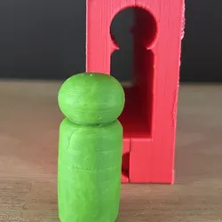 Bead roller Peg doll