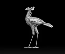 Bird secretary 3D Print Model in Figurines 473125