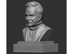 Charles Babbage Bust