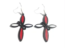 Crimson Blossom - Earrings