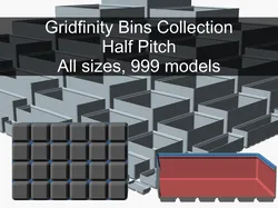 Gridfinity Half Pitch Collection
