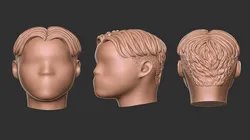 Hair 50 3D Print Model in Man 473309