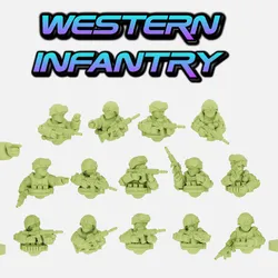 Modern Western Infantry Platoon (15mm+) (Multipart)