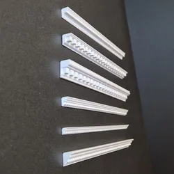 Pack 3 - 6 Dentil Crown Moulding / Cornice Profiles and Cutting Tools - Miniature Furniture 1/12 scale