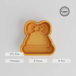 Party Cap Shape Cutter & Stamp Set, Cookie & Fondant Tool, Birthday Celebration, 3 Sizes, 6 Pieces