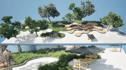 Realistic Park 3D Scene
