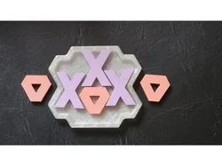 Tic Tac Toe XXX-OOO Puzzle
