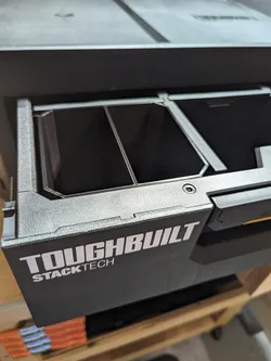 Toughbuilt Stacktech 1 Drawer Single and 2 Tier Nesting Bins