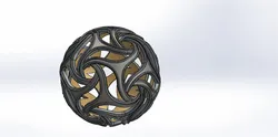 Weaved sphere
