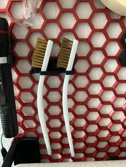 Yet another brass brush holder for honeycomb storage wall system (HSW)