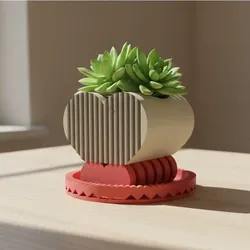 3D printer bestanden | 3MF | Full Heart Planter