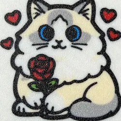3D printer bestanden | 3MF | Princess Rue The Ragdoll Cat Keychain