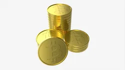 Bitcoin Coin stack