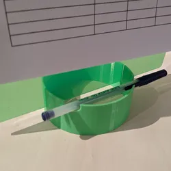 Cylindrical clipboard stand