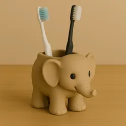 Elephant Toothbrush Holder – 3D Printed