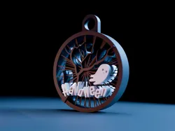 Fișiere pentru imprimante 3D | Fișier 3MF | Halloween Keychain_Ghost_String ART