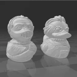 Free Other STL Download - Horror Decoration Ducks Vol.1by 3D Dimensions