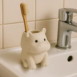 Hippo Toothbrush Holder – Cute 3D Printed Bathroom Organizer