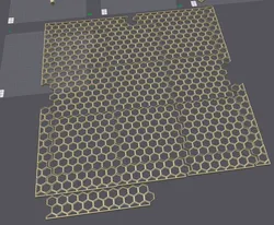 Honeycomb Storage wall - default size edges