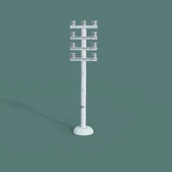 LEGO-Compatible Utility Pole – Modular Toy Design
