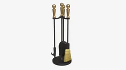 Mini Fireplace Tools 4-Set