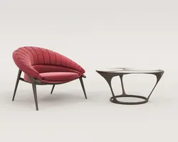 Modern Coffee Table and Armchair 7