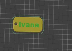 Name plate Ivana