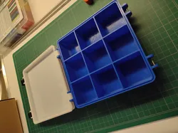 Organizer Box with Compartments and Latches