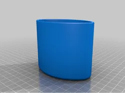 Oval vase