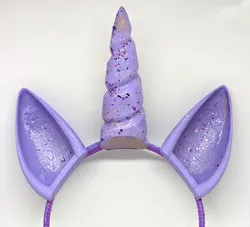 Pony Ears with Unicorn Horn Headband Costume