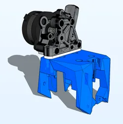 protoxtruder + diamond mount adapter plate