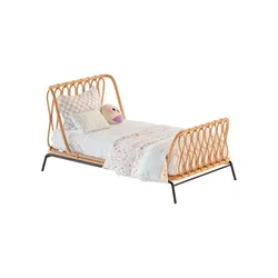 Rattan Kids Twin Bed