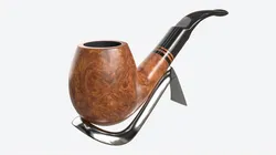Smoking Pipe Bent Briar Wood 01