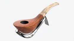 Smoking Pipe Bent Briar Wood 03