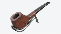 Smoking Pipe Straight Briar Wood 01